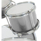 Karrera Childrens 4pc Drum Kit - Silver