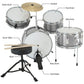 Karrera Childrens 4pc Drum Kit - Silver