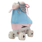 Circle Society Adjustable Kids Quad Roller Skates In Cotton Candy