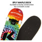 Kryptonics 31-inch Star Series Complete Skateboard Rainbow Dot