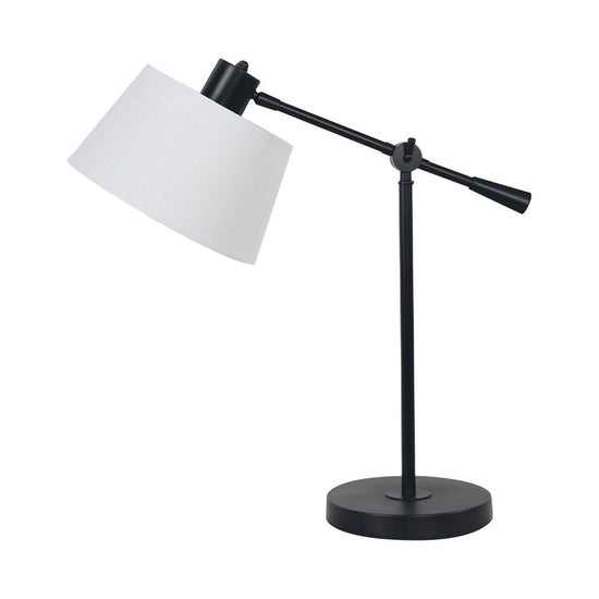 Sarantino Adjustable Metal Table Lamp In Black