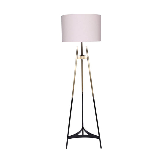 Sarantino Metal Tripod Electric Floor Lamp Gradient Finish