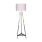 Sarantino Metal Tripod Electric Floor Lamp Gradient Finish