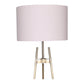 Sarantino Metal Tripod Electric Floor Lamp Gradient Finish