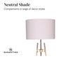 Sarantino Metal Tripod Electric Floor Lamp Gradient Finish