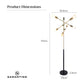 Sarantino 6-Light Metal Sputnik Floor Lamp