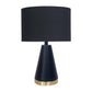 Sarantino Metal Table Lamp in Black and Gold