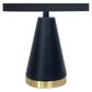 Sarantino Metal Table Lamp in Black and Gold