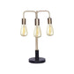 Sarantino Exposed Bulb Industrial Table Lamp