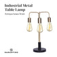 Sarantino Exposed Bulb Industrial Table Lamp