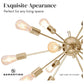 Sarantino 15-Light Sputnik Chandelier in Brass Finish