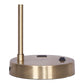 Sarantino Metal Task Lamp with USB Charging Port Antique Brass Finish