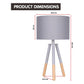 Sarantino Tripod Desk Lamp in Metal & Wood Nordic Minimalist Light