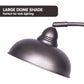 Sarantino Table Lamp Industrial Chic Adjustable Angle - Dark Grey