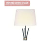 Sarantino Tripod Floor Lamp in Metal and Antique Brass