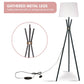 Sarantino Tripod Floor Lamp in Metal and Antique Brass