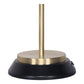 Sarantino Electric Reading Light Table Lamp Brass Finish - Black