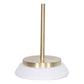 Sarantino Electric Reading Light Table Lamp Brass Finish - White