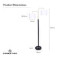 Sarantino Black/Brass Finish Reading Light  Electric Table Lamp