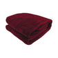 Laura Hill Double-sided Large 220 X 240cm Faux Mink Throw Rug Blanket 800-gsm Heavy - Red