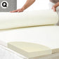 Laura Hill Queen Foam Mattress Topper Underlay Fabric Jacquard Cover 5cm Protector