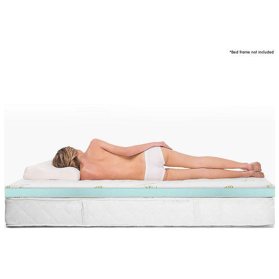 Laura Hill Cool Gel Memory Foam Mattress Topper - King