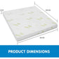 Laura Hill Cool Gel Memory Foam Mattress Topper - King