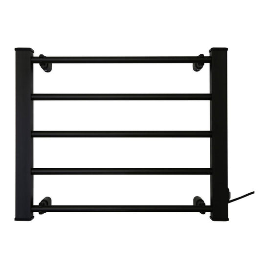 Pronti Heated Towel Rack Electric Bathroom Towel Rails Warmer Ev-90 -black