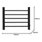 Pronti Heated Towel Rack Electric Bathroom Towel Rails Warmer Ev-90 -black