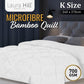 Laura Hill Microfibre Bamboo Comforter Quilt 700gsm - King