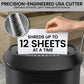 Centurion 25L 12-Sheet Paper Shredder Electric Cross-Cut Home & Office Cutter