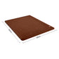 Laura Hill Heated Electric Blanket Throw Rug Coral Warm Fleece Brown