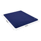 Laura Hill Heated Electric Blanket Coral Warm Fleece Winter Blue