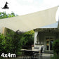 Wallaroo Waterproof Outdoor Shade Sail Canopy Sun Cloth  Square 4x4M