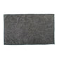 Microfiber Shower & Bathroom Bath Mat Non Slip Soft Pile Design (Dark Grey)