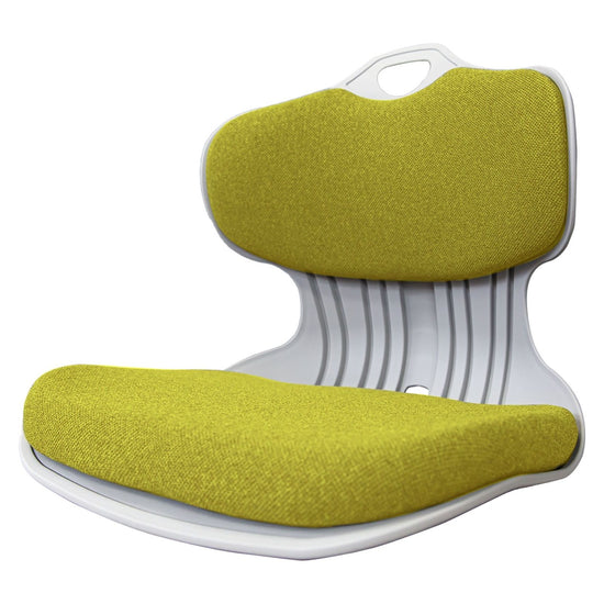 Slender Chair Posture Correction Seat Floor Lounge Padded Stackable LIME