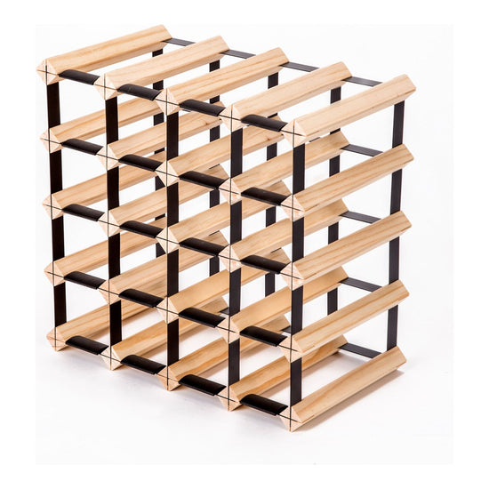Timber Wine Rack Storage Cellar Organiser 20 Bottle