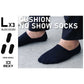 3X Rexy Cushion No Show Ankle Socks Large Non-Slip Breathable BLACK