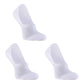 3X Rexy Cushion No Show Ankle Socks Large Non-Slip Breathable WHITE