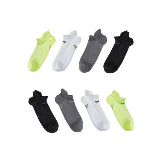 8X Rexy Seamless Sport Sneakers Socks Large Non-Slip Heel Tab MULTI COLOUR