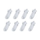 8X Rexy Seamless Sport Sneakers Socks Medium Non-Slip Heel Tab WHITE