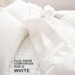 Saesom Flua Snow Comforter Set Double Cool Quilt Bedspread WHITE