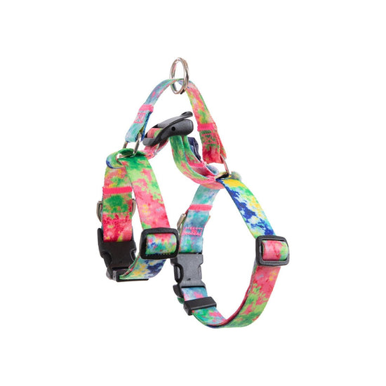 Dog Double-Lined Straps Harness and Lead Set Leash Adjustable S SWEET GREEN