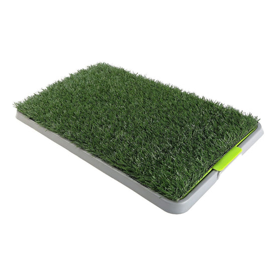 Pet Dog Potty Tray Training Toilet + 1 Grass Mat 69cm x 43cm