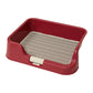 Dog Pet Potty Tray Training Toilet Raised Walls T1 WINE