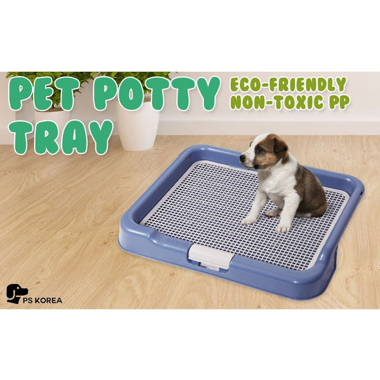 Dog Pet Potty Tray Training Toilet Portable T3 BLUE