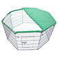 Net Cover Green for Pet Playpen Dog Cage 30in