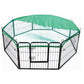 Net Cover Green for Pet Playpen Dog Cage 31in