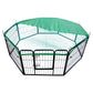 Net Cover Green for Pet Playpen Dog Cage 31in