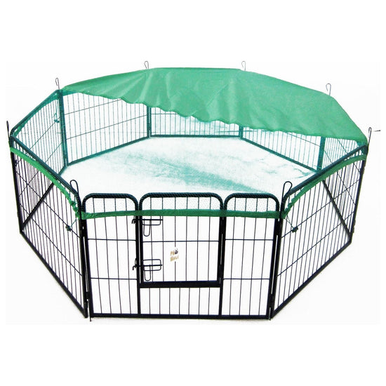 Net Cover Green for Pet Playpen Dog Cage 32in